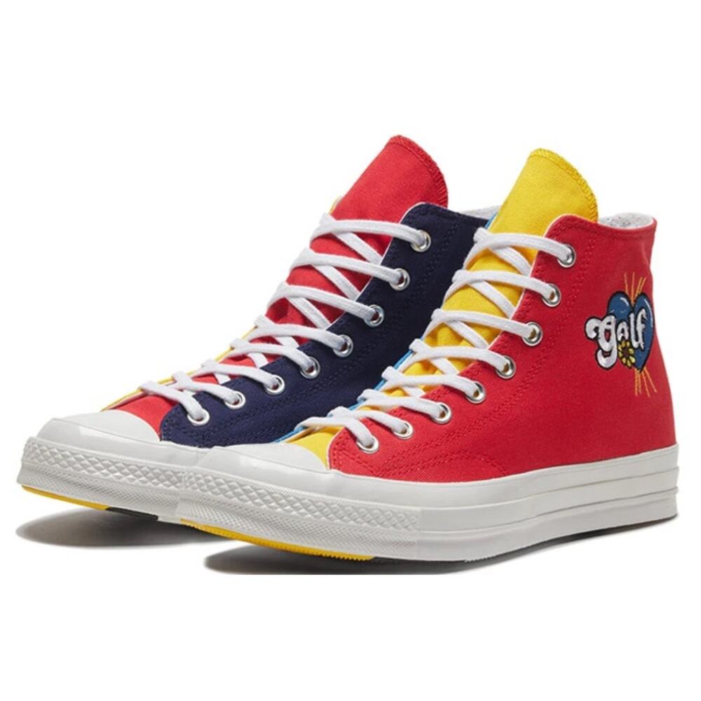 Converse and Tyler, the Creator: Golf Wang 70 High Tri-Panel Sz 9.5 W, 7.5 M